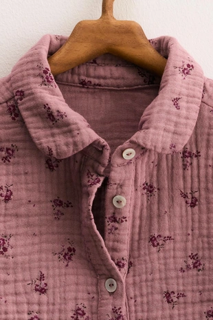 ZARA TIMELESS - рубашка с рельефным цветочным принтом- Заказать в России