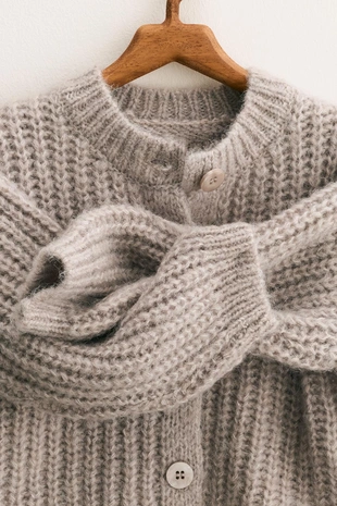 ZARA TIMELESS - кардиган крупной вязки с шерстью