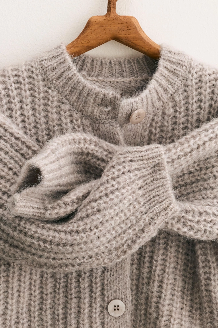 Кардиган zara timeless - теплый трикотаж