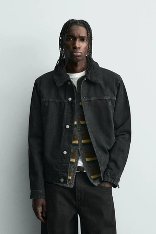 Двусторонняя джинсовая куртка- Заказать в России