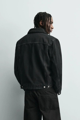 Двусторонняя джинсовая куртка- Заказать в России