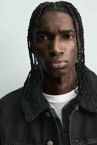 Двусторонняя джинсовая куртка- Заказать в России