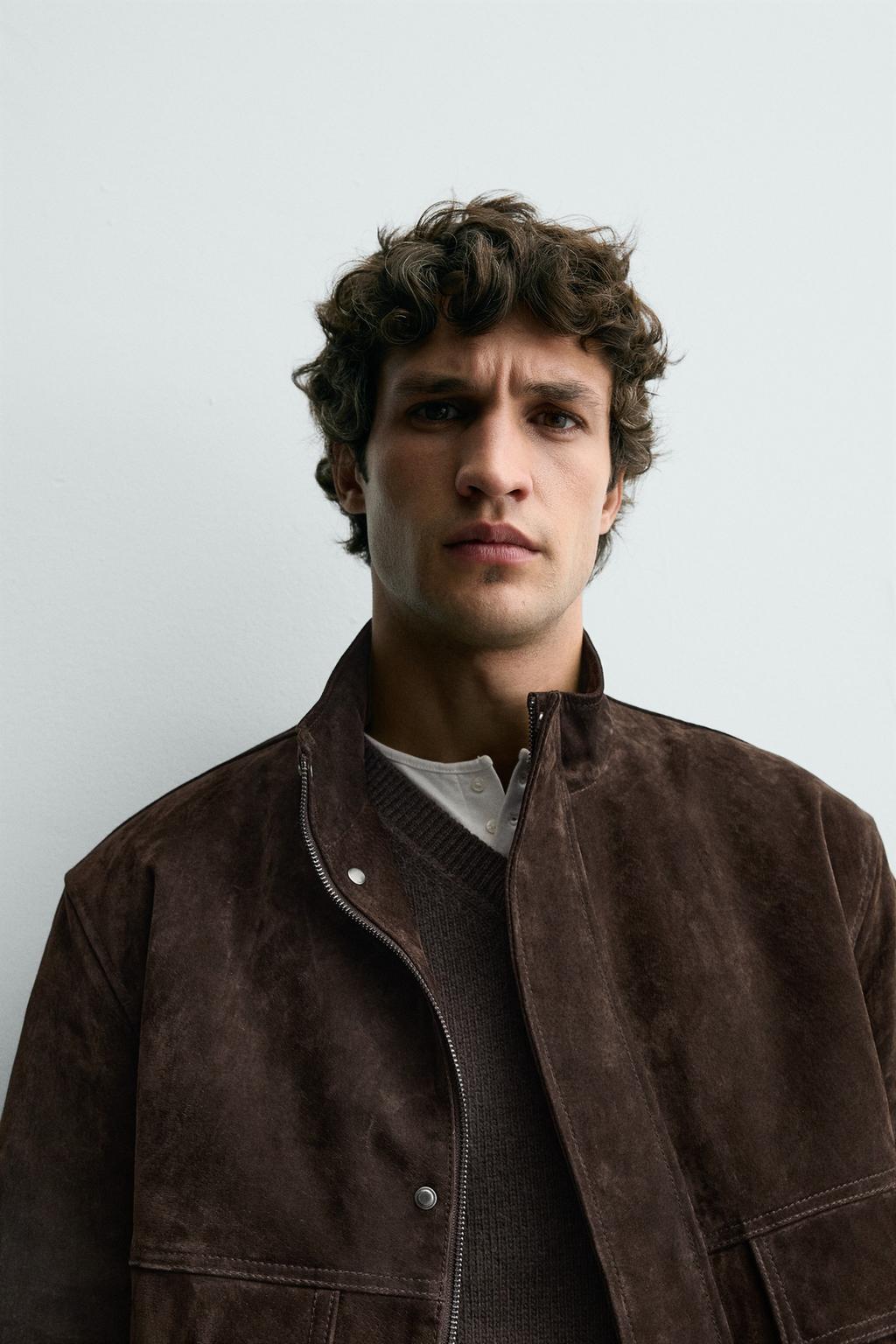 КУРТКА ИЗ КОЖИ СПИЛКА