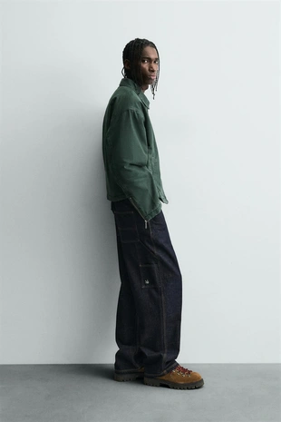 Укороченная джинсовая куртка- Заказать в России