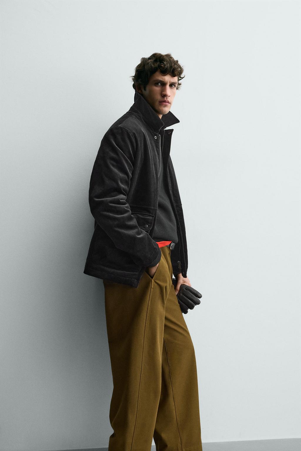 ВЕЛЬВЕТОВАЯ КУРТКА С КАРМАНАМИ