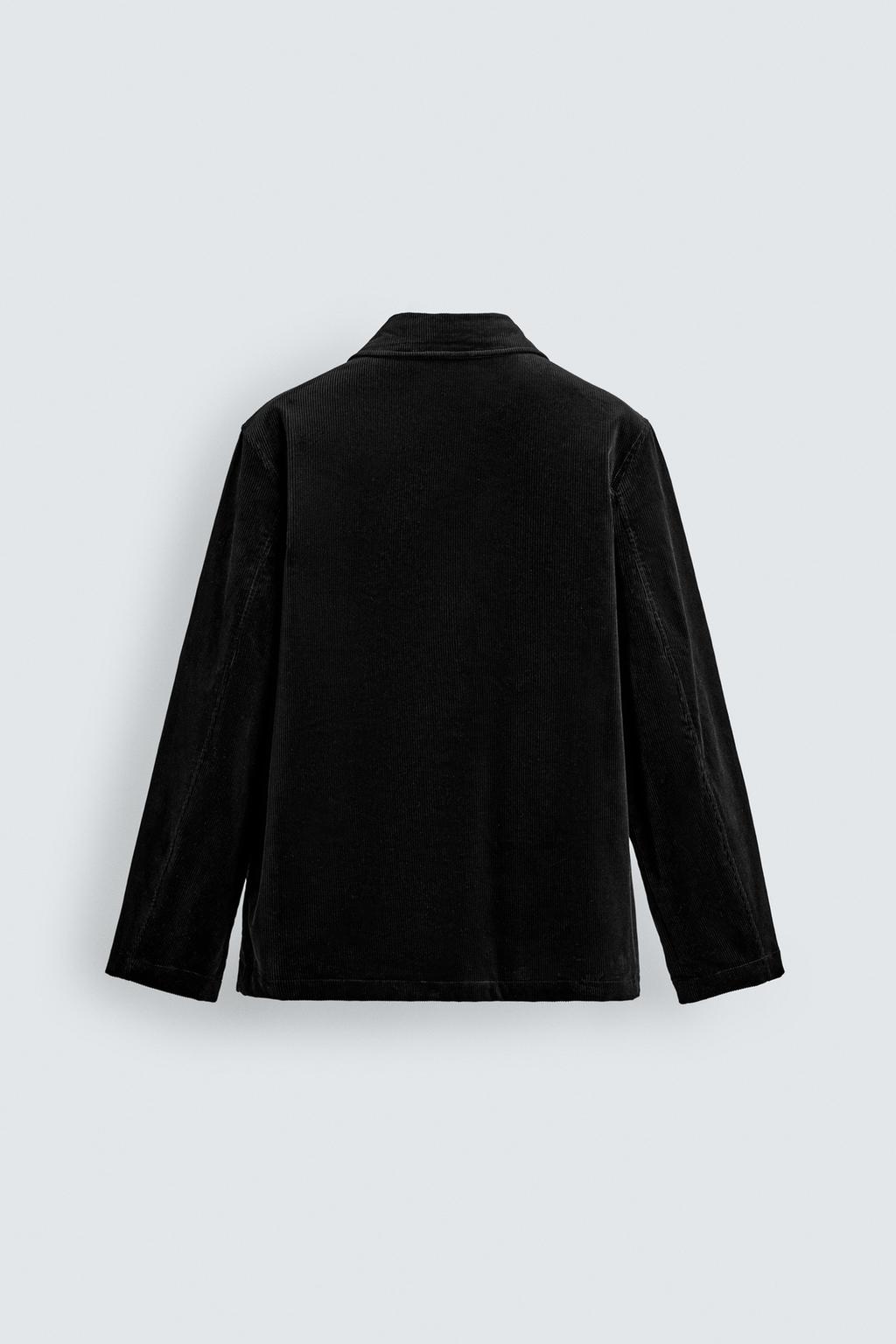 ВЕЛЬВЕТОВАЯ КУРТКА С КАРМАНАМИ