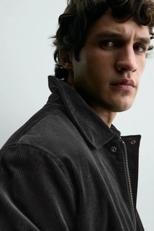 Вельветовая куртка с карманами- Заказать в России