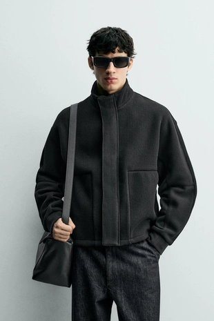 Куртка BOXY FIT в рубчик- Заказать в России