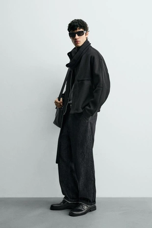 Куртка BOXY FIT в рубчик- Заказать в России