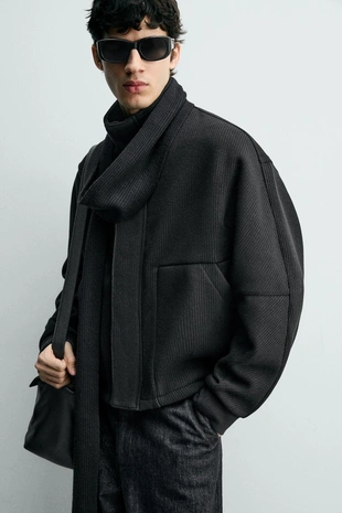 Куртка BOXY FIT в рубчик- Заказать в России