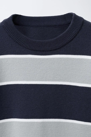 Свитер в полоску- Заказать в России