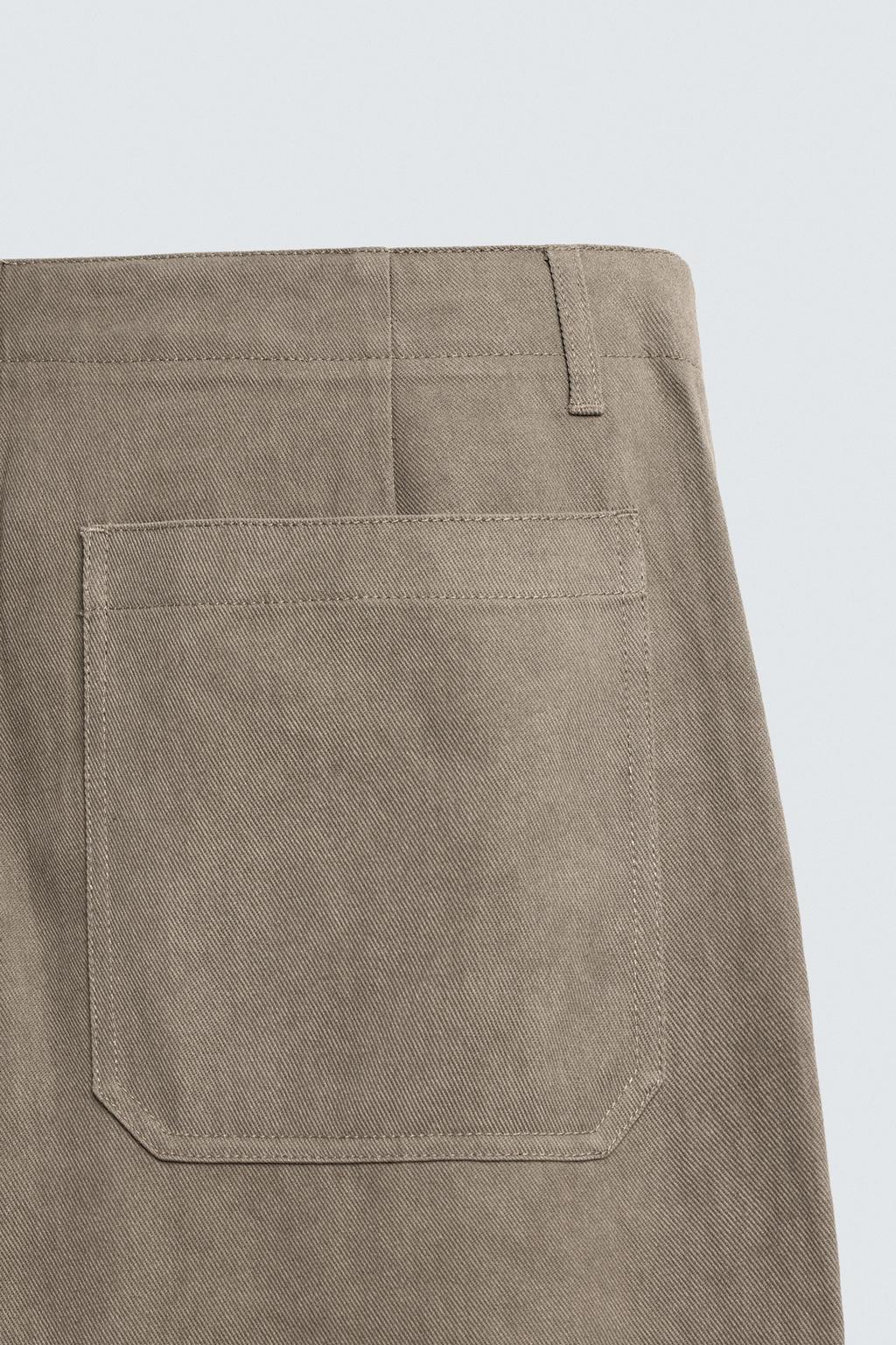 БРЮКИ ЧИНОС С ЭФФЕКТОМ ПОТЕРТОСТИ