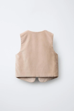 Бархатный жилет с вышитыми цветами и пайетками- Заказать в России