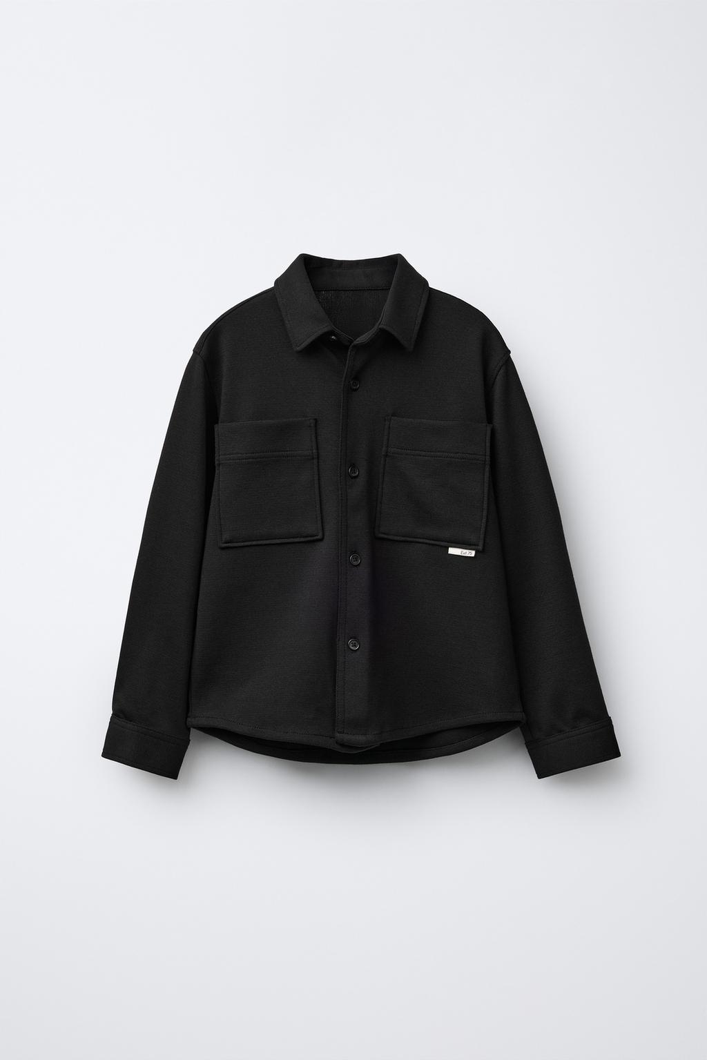 КУРТКА-РУБАШКА КОМФОРТНОЙ ПОСАДКИ С КАРМАНАМИ