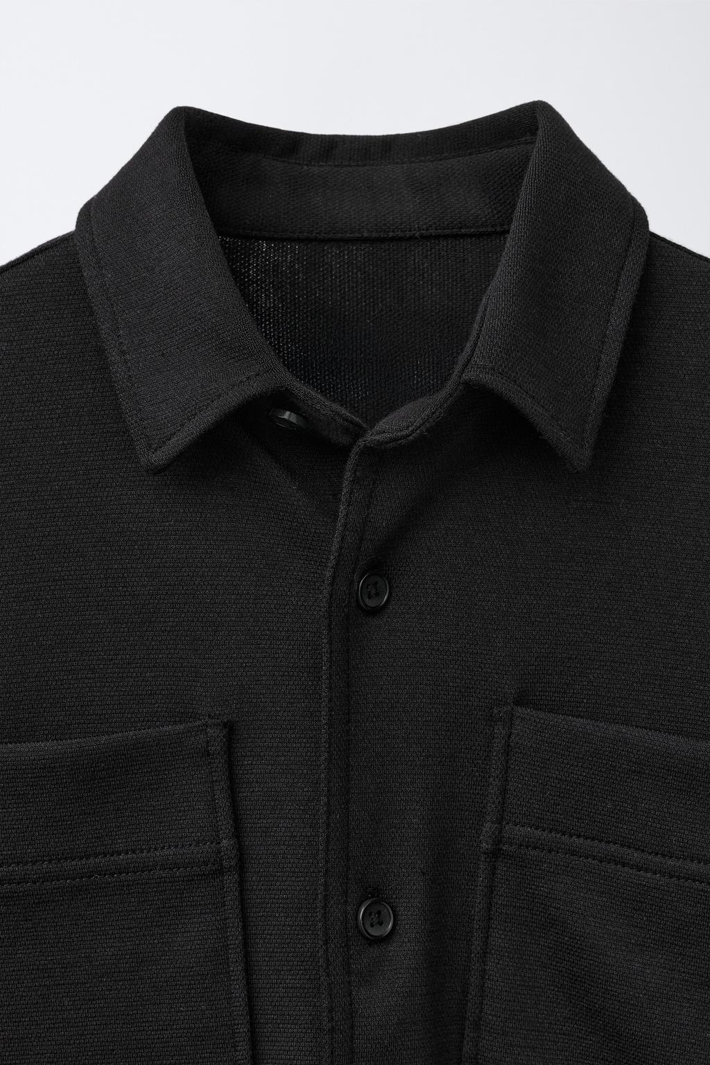 КУРТКА-РУБАШКА КОМФОРТНОЙ ПОСАДКИ С КАРМАНАМИ