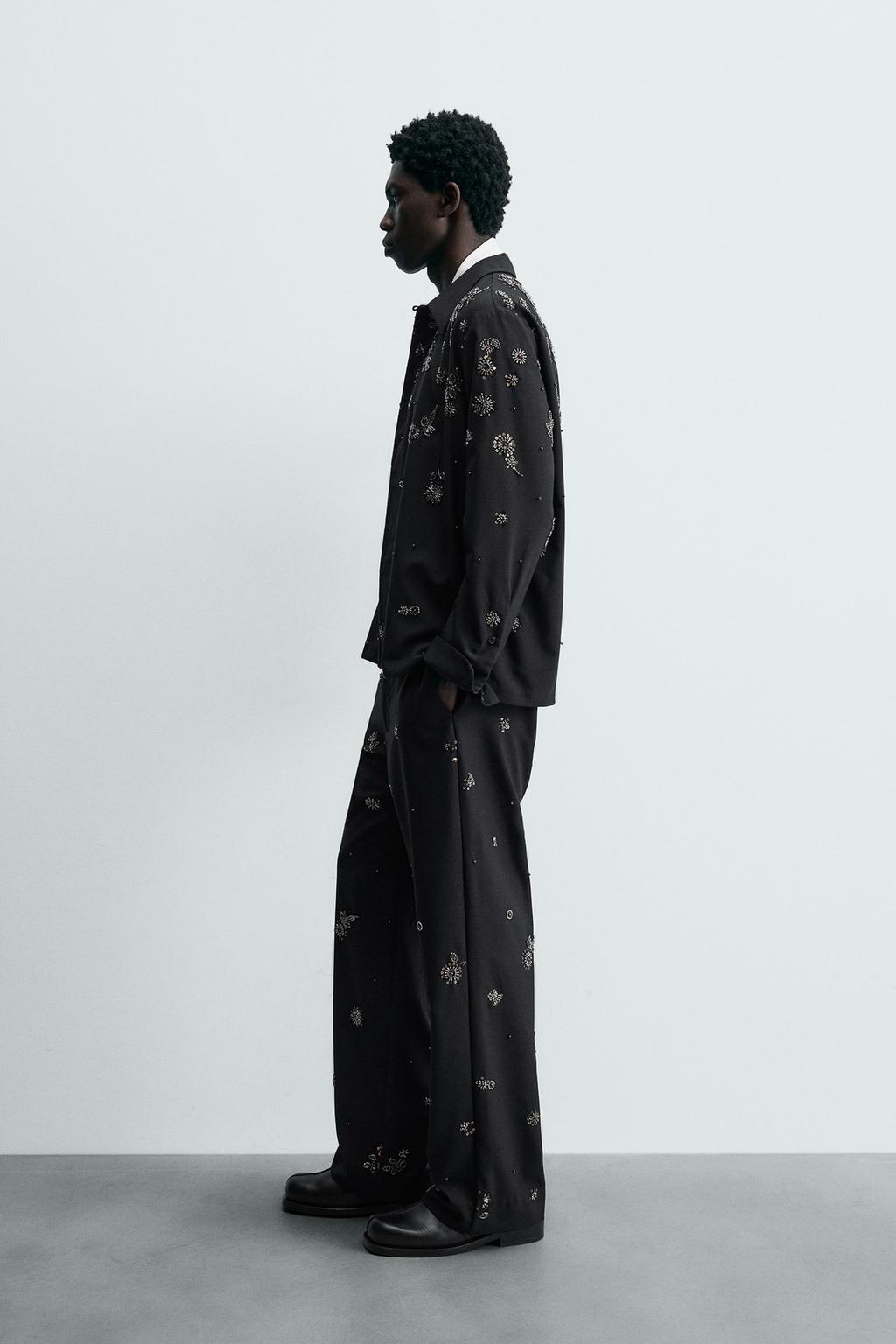 Рубашка с пайетками limited edition