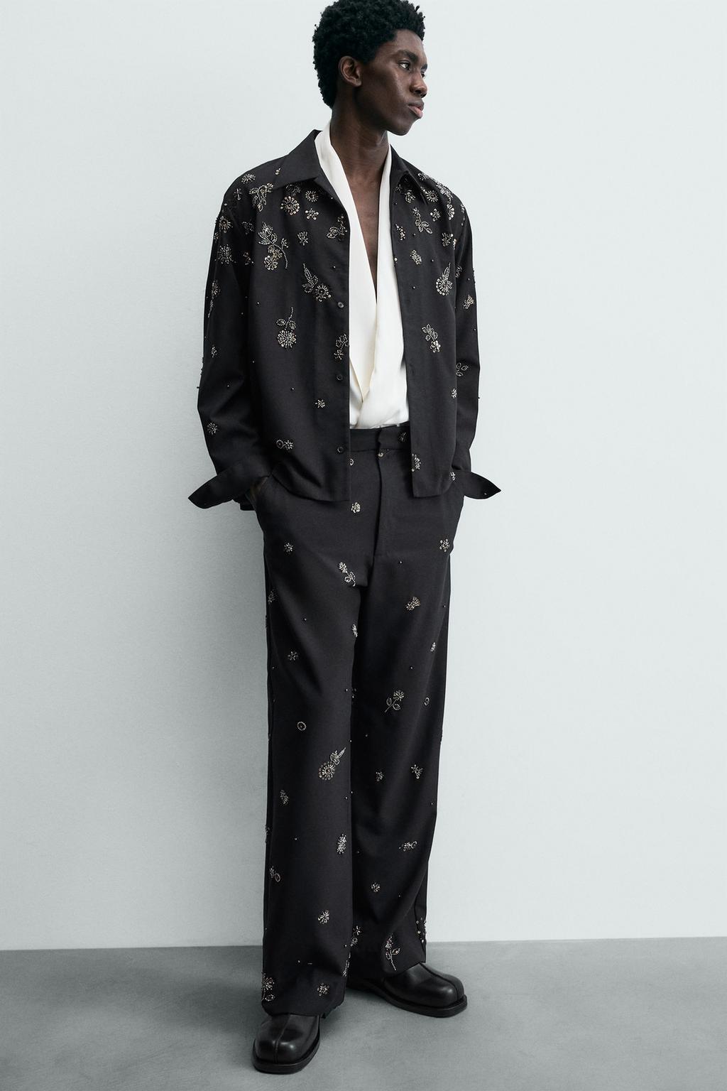 Рубашка с пайетками limited edition