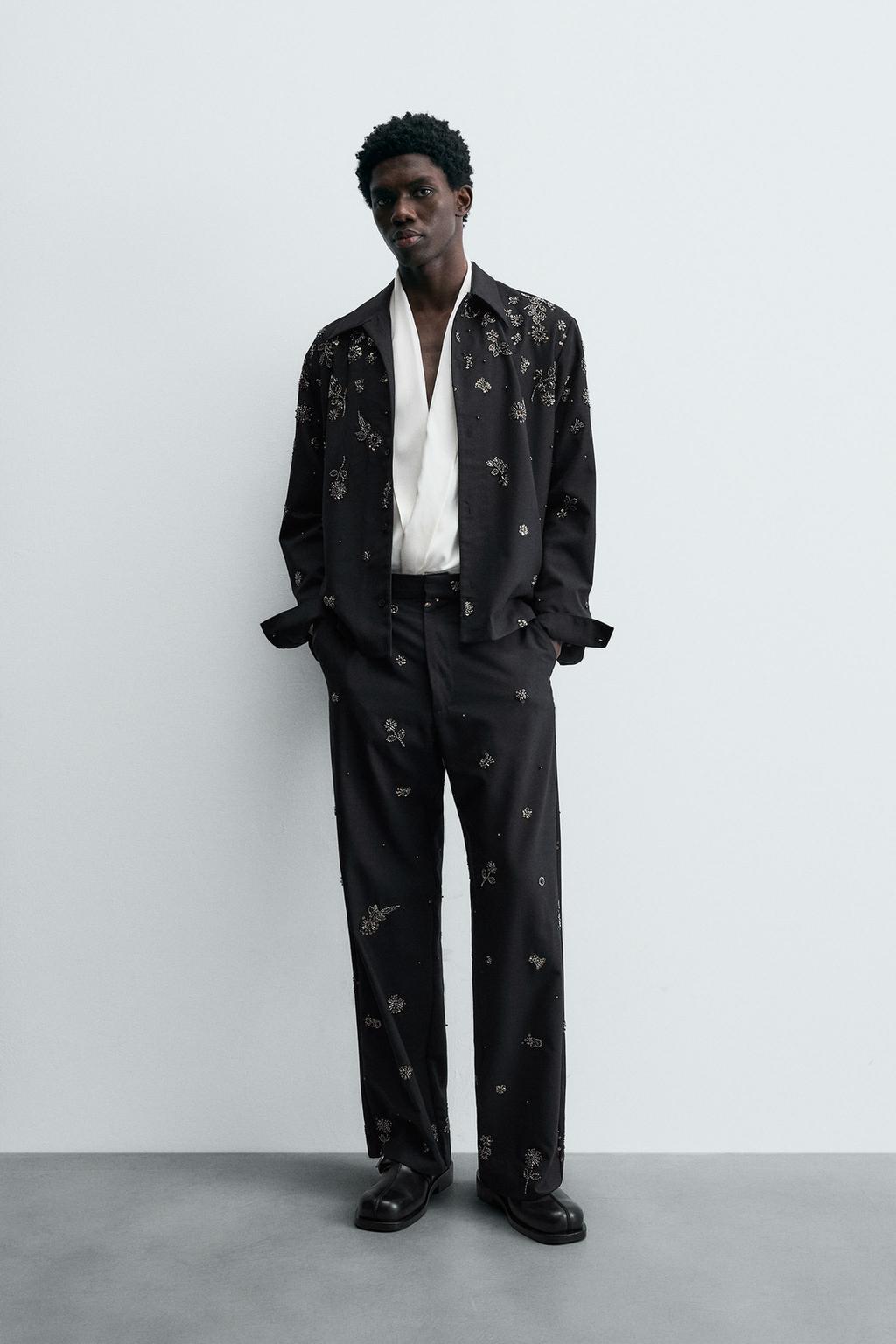 Рубашка с пайетками limited edition