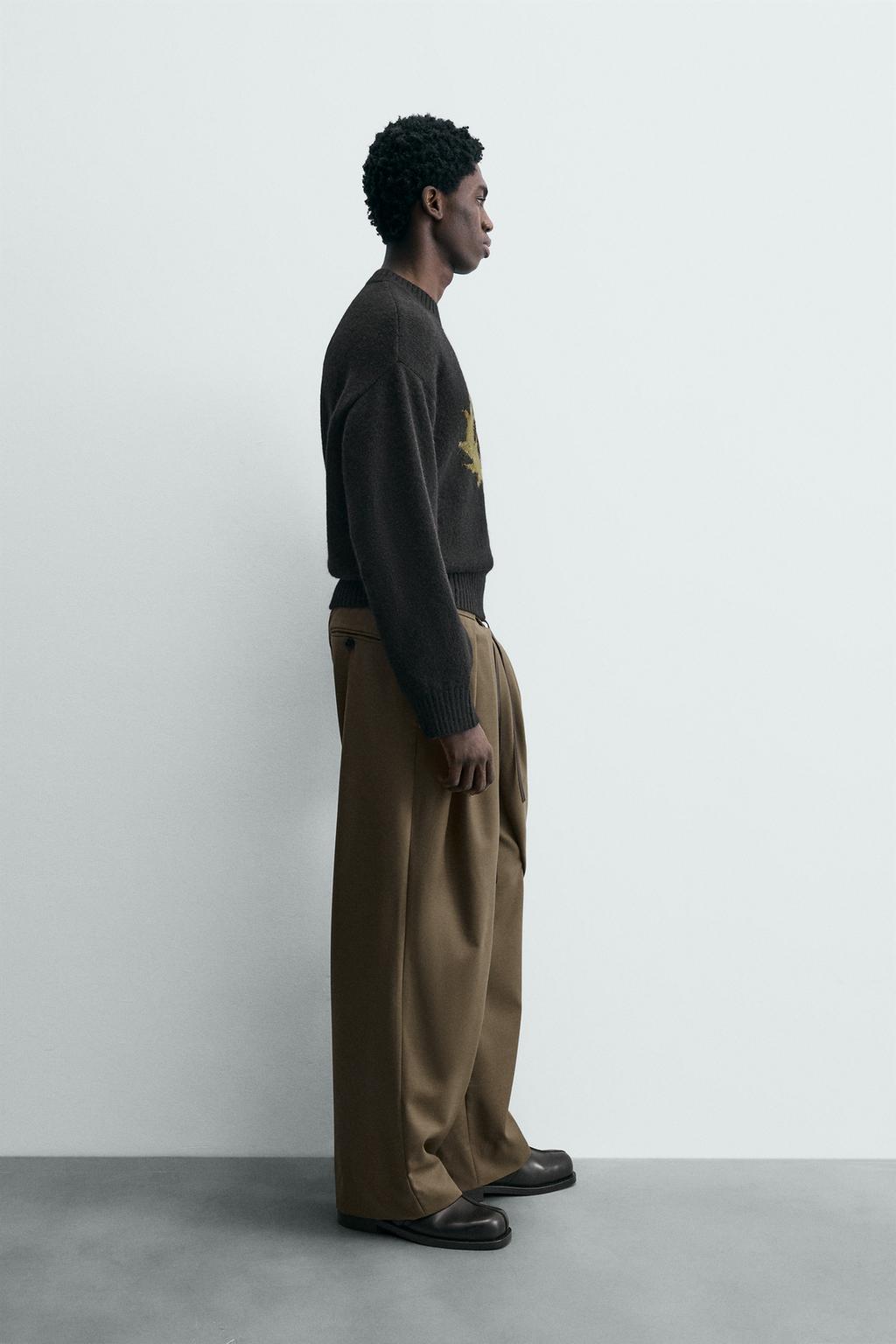 Джемпер с многоцветным жаккардовым рисунком