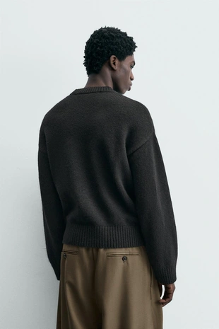 Джемпер с многоцветным жаккардовым рисунком- Заказать в России