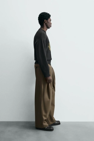 Джемпер с многоцветным жаккардовым рисунком- Заказать в России