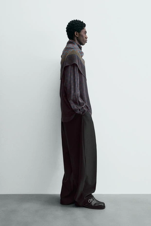 Брюки приталенного кроя из ограниченной коллекции- Заказать в России