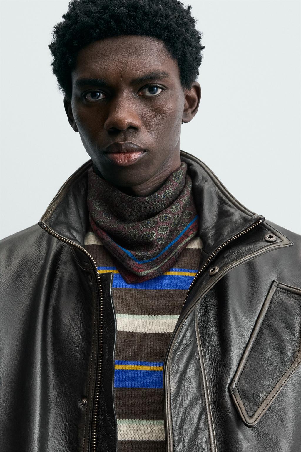 Шерстяной шелковый платок с орнаментом (limited edition)