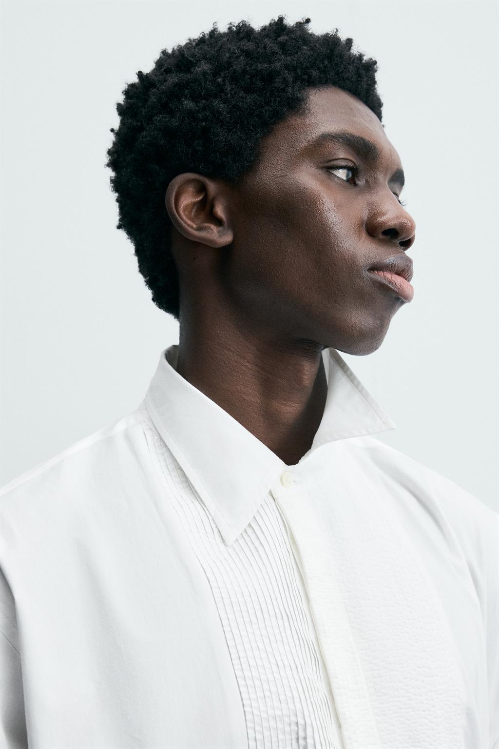 Рубашка limited edition с деталями бантом на груди