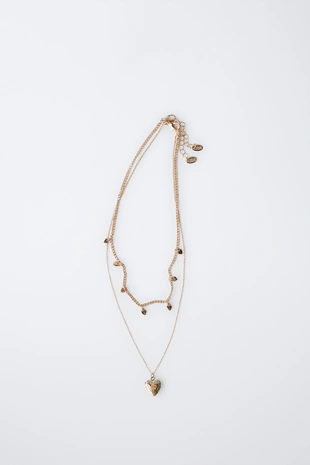 Набор из двух сердец на цепочке- Заказать в России