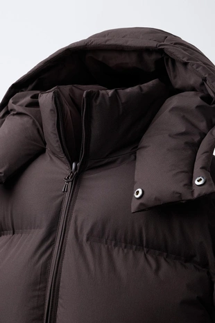 Стеганое водонепроницаемое пальто- Заказать в России