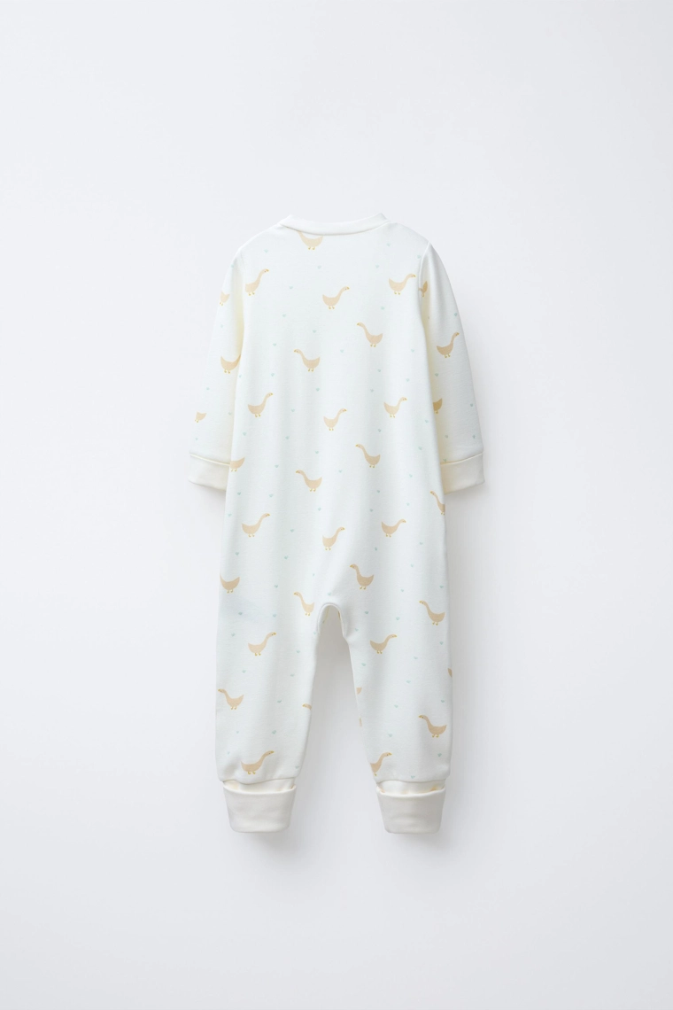 Теплый конверт на ножки с утками