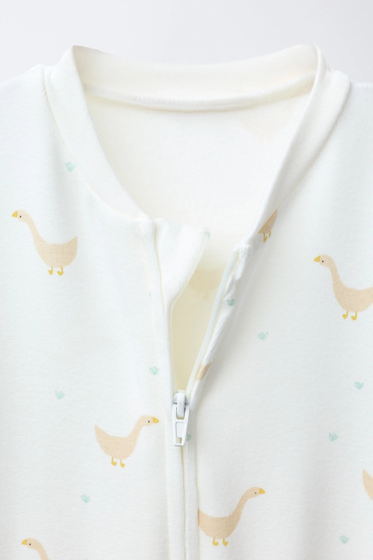 Теплый конверт на ножки с утками