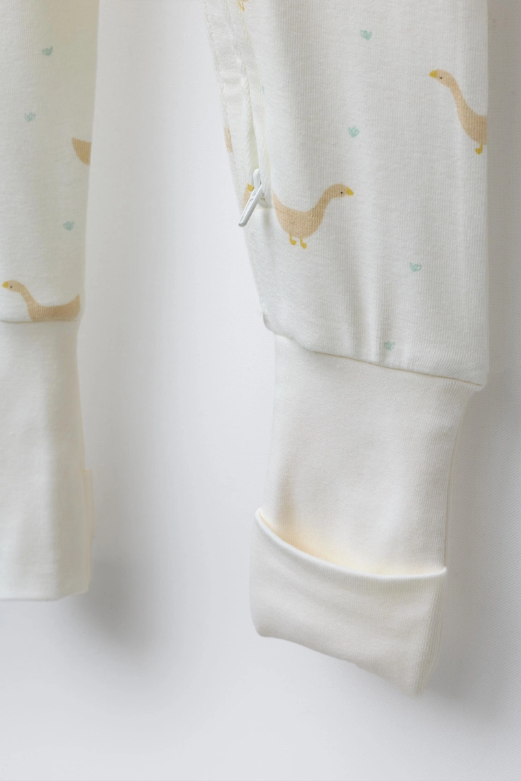 Теплый конверт на ножки с утками