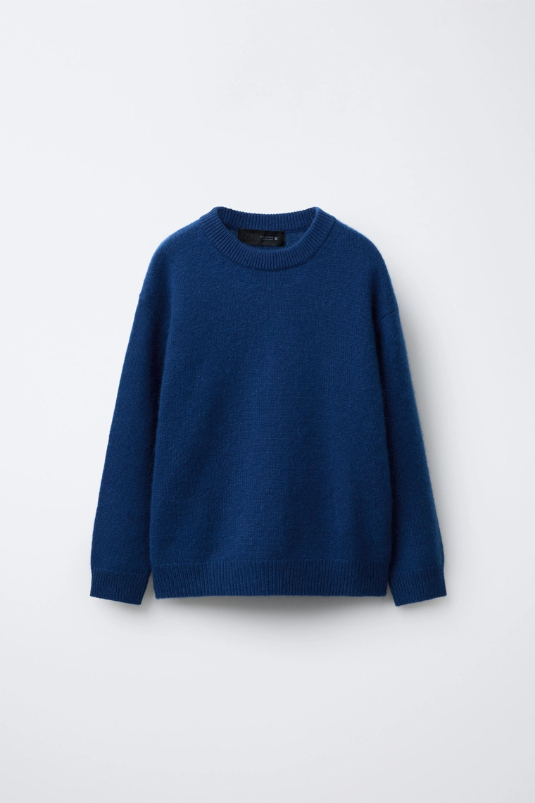 Кашемировый вязаный свитер