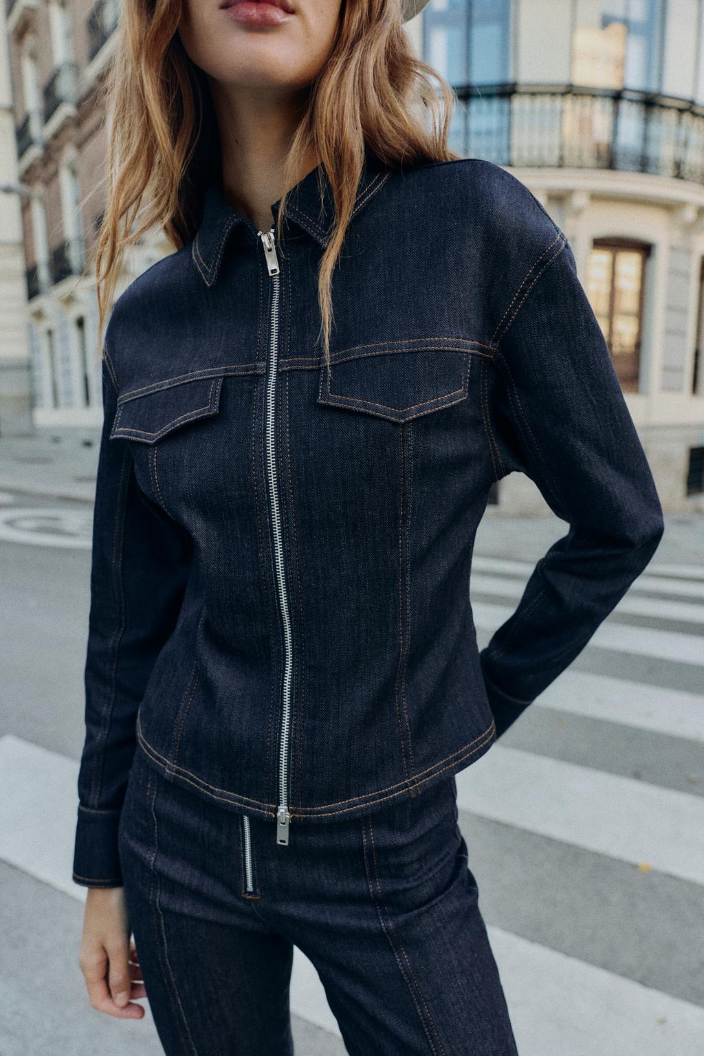 ПРИТАЛЕННАЯ ДЖИНСОВАЯ КУРТКА Z1975