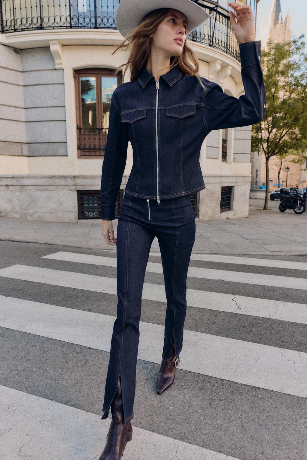 ПРИТАЛЕННАЯ ДЖИНСОВАЯ КУРТКА Z1975