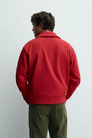 Толстовка с короткой застежкой-молнией- Заказать в России