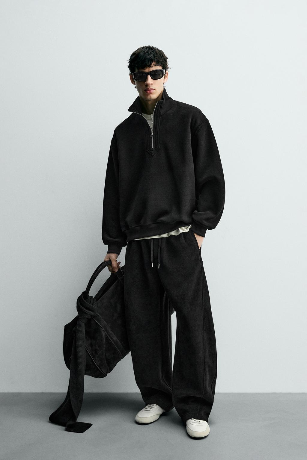 ТОЛСТОВКА ВЕЛЬВЕТОВАЯ С МОЛНИЕЙ И ВОРОТНИКОМ