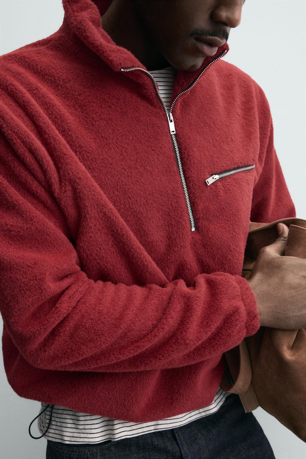 ТОЛСТОВКА ИЗ ПОЛАРФЛИСА С ВОРОТНИКОМ НА МОЛНИИ