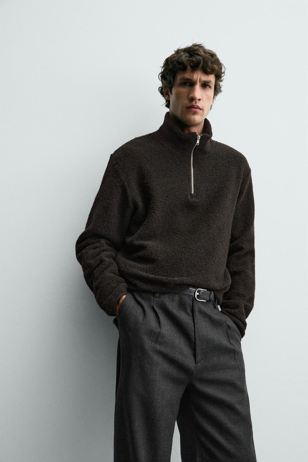 ТОЛСТОВКА ИЗ ИСКУССТВЕННОЙ ОВЧИНЫ С ВОРОТНИКОМ НА МОЛНИИ