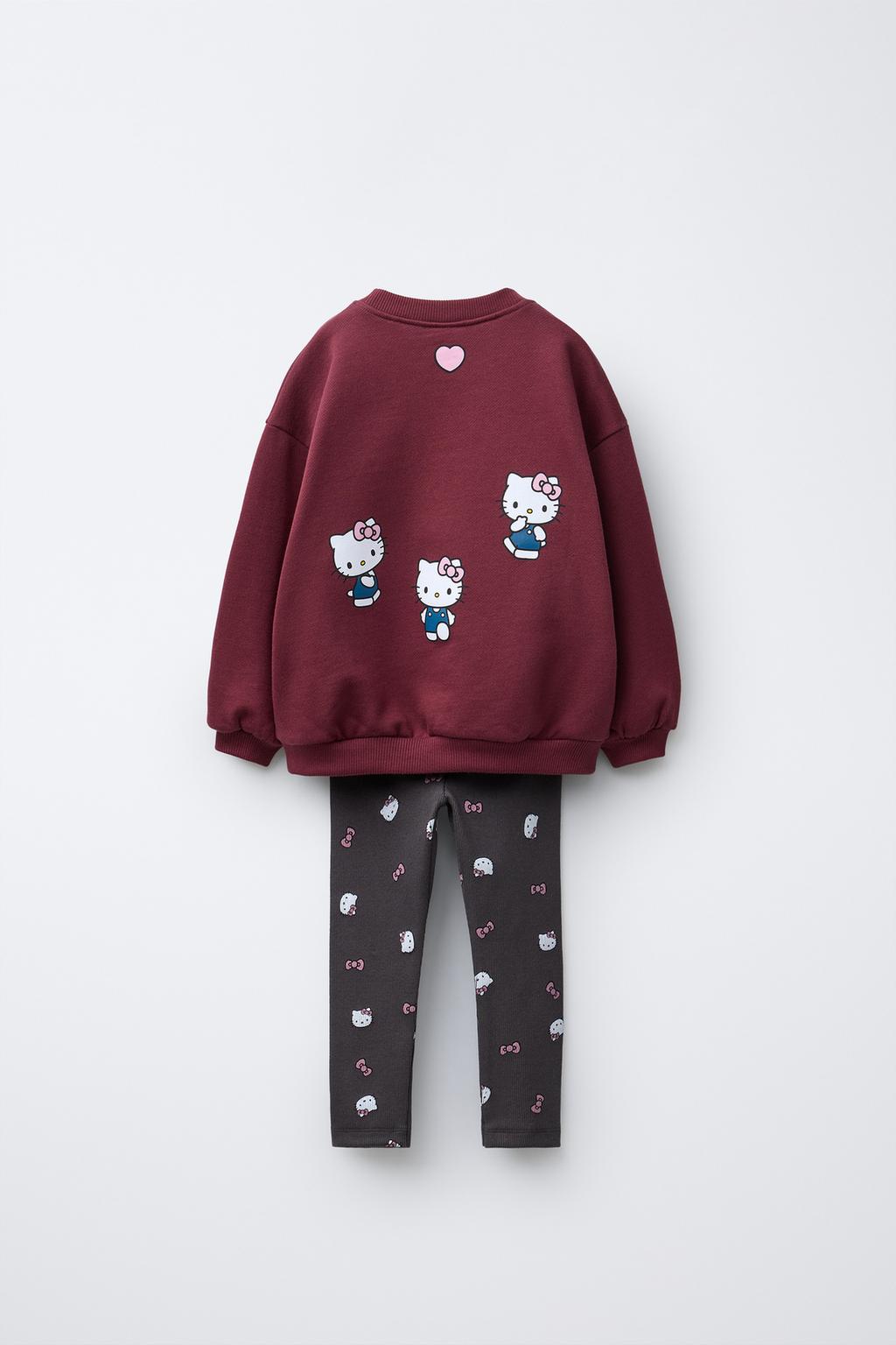 КОМПЛЕКТ ИЗ ТОЛСТОВКИ И ЛЕГГИНСОВ HELLO KITTY © SANRIO