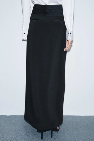 Купить Zara Длинная юбка с поясом ZW COLLECTION LIMITED EDITION