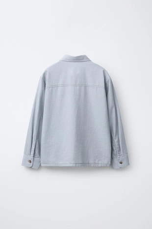 Фланелевая рубашка с карманом- Заказать в России