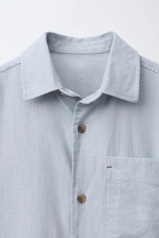 Фланелевая рубашка с карманом- Заказать в России