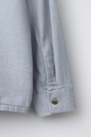 Фланелевая рубашка с карманом- Заказать в России