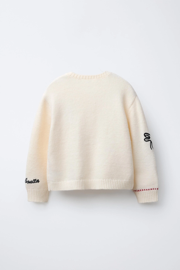 Кардиган с вышивкой