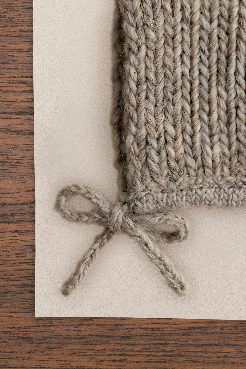 ZARA TIMELESS - ТРИКОТАЖНЫЙ ЧЕПЧИК С ОВЕЧКОЙ