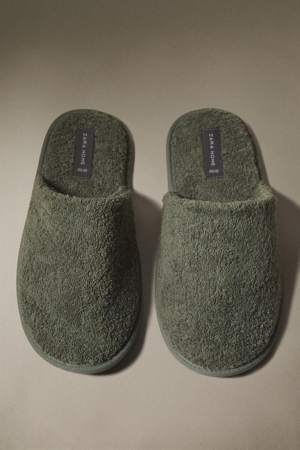 Тапочки из махрового полотна