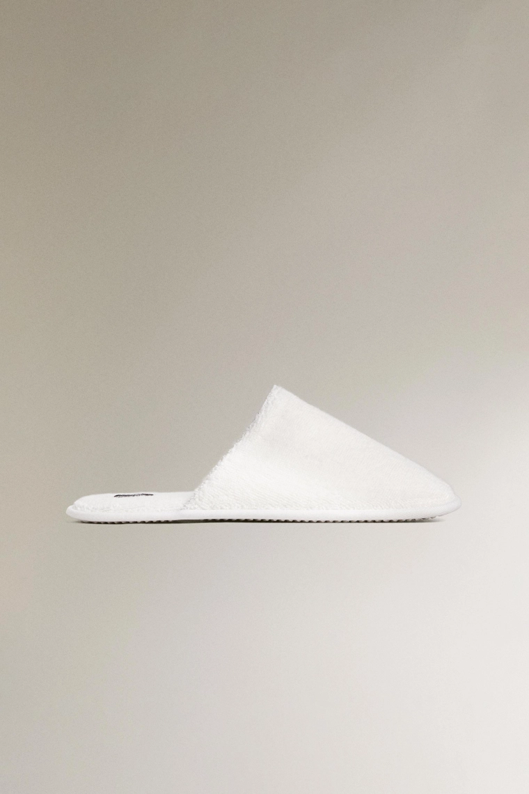 Тапочки для ванной из вельвета