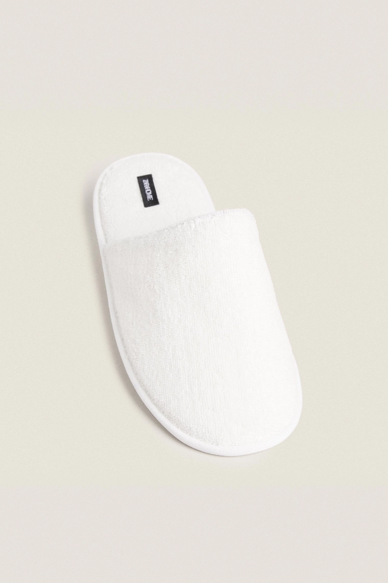 Тапочки для ванной из вельвета